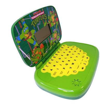 Imagem de Kit Laptop Infantil Educativo Candide Tartarugas Ninja Bilíngue + 1 Fidget Spinner Sortido