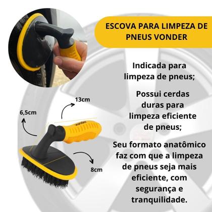 Imagem de Kit lava carros van furgão VONDER fácil limpeza lavagem combo limpeza automotiva detalhada alta qualidade lavacar lava fácil ca