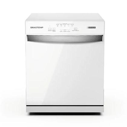Imagem de Kit Lava-Louças Brastemp 8 Serviços Branca BLF08BB + Finish