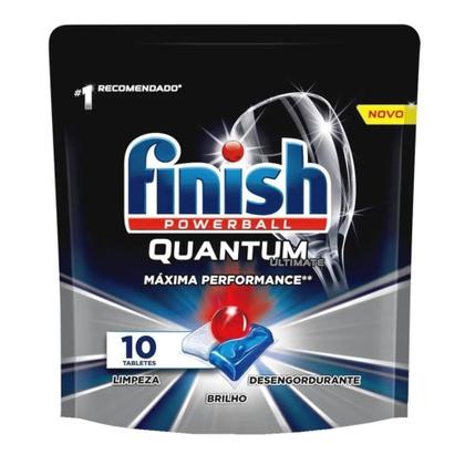 Imagem de Kit Lava-Louças Brastemp 8 Serviços Inox BLF08BS e 2 Finish Powerball Quantum Ultimate com 10 Tabletes