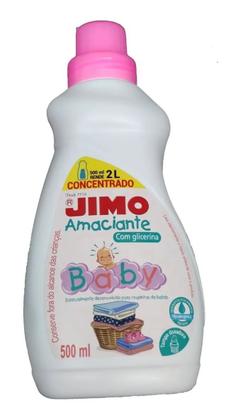 Imagem de Kit lava roupa e amaciante baby infantil concentrado com glicerina 500 ml jimo