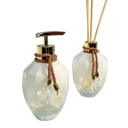 Imagem de Kit Lavabo Banheiro Completo Branco Vidro Super Luxo Presente Ambar