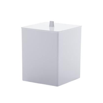 Imagem de Kit Lavabo c/ Lixeira e Porta Sabonete e Escovas Quadratta