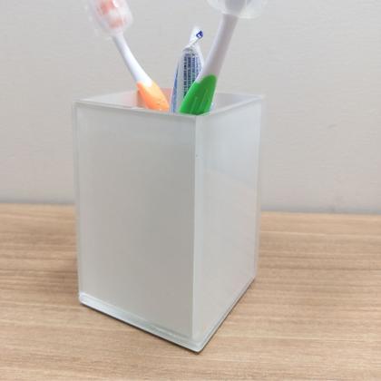 Imagem de Kit Lavabo Saboneteira Porta Sabonete Líquido Aromatizador Difusor Porta Escova De Dentes Pincel Maquiagem-Organizadores Jogo Banheiro-Branco e Prata