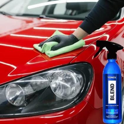 Imagem de Kit Lavagem Automotiva Carro Moto V-Floc Blend Spray Sintra Fast Intense Pano Aplicador Pincel