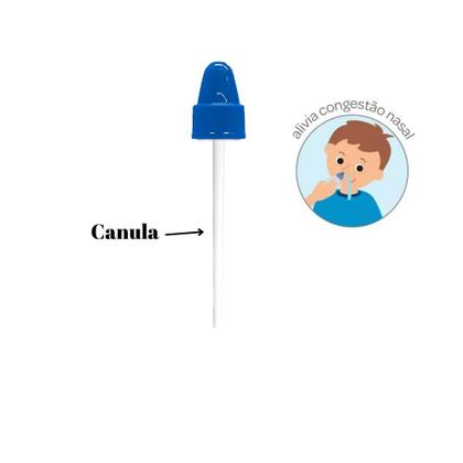 Imagem de Kit Lavagem Nasal Garrafinha 250ml Cânula + Sal c/30 Sachês