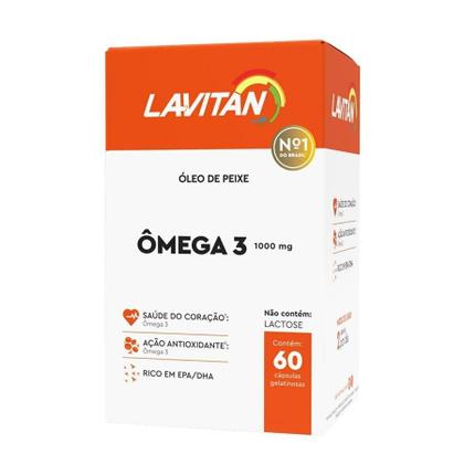 Imagem de Kit Lavitan Ômega 3 1000mg Com 4 Unidades De 60 Cápsulas Gelatinosas Moles Cada