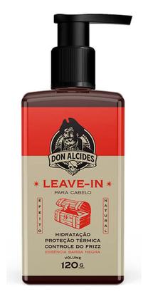 Imagem de Kit Leave-in 120g E Grooming Cabelo Barba Negra Don Alcides