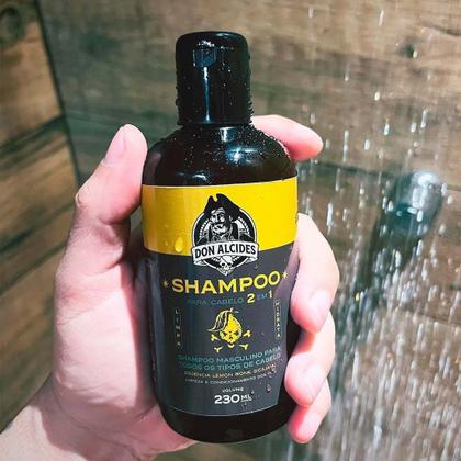 Imagem de Kit Leave-in e Shampoo Para Cabelo Lemon Bone Don Alcides