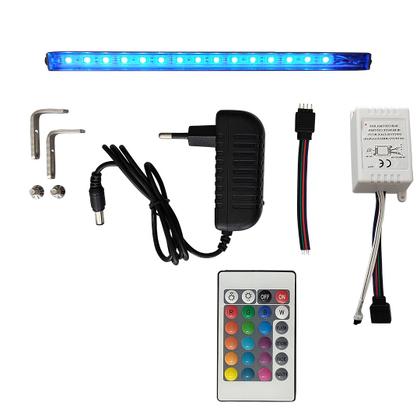 Imagem de Kit Led Rgb Inox P/ Cascata 30cm + Controladora E Fonte