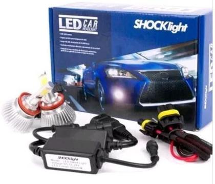Imagem de Kit Ledcar Headlight Super Led Shocklight 6000K H1