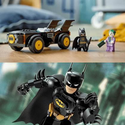 Imagem de Kit Lego Super Figura Batman e Perseguiçao Batmobilet