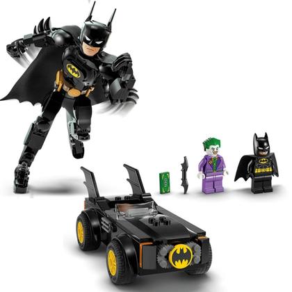 Imagem de Kit Lego Super Figura Batman e Perseguiçao Batmobilet