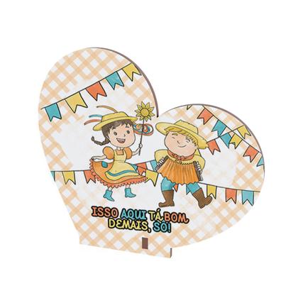 Imagem de Kit Lembrancinha Festa Junina em MDF Decoração São João Bandeirinhas