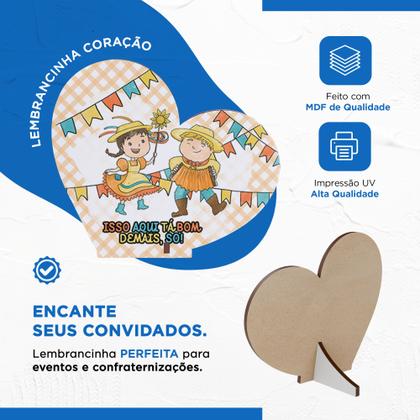 Imagem de Kit Lembrancinha Festa Junina em MDF Decoração São João Bandeirinhas