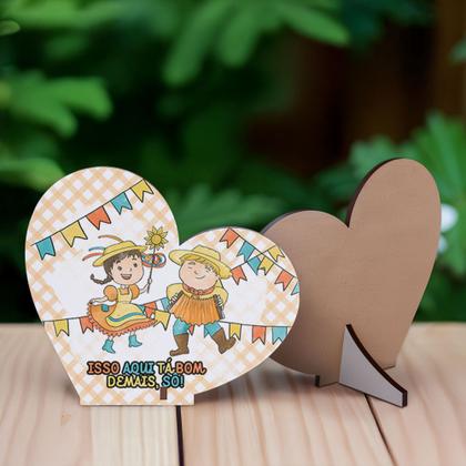 Imagem de Kit Lembrancinha Festa Junina em MDF Decoração São João Bandeirinhas