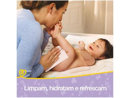 Imagem de Kit Lenço Umedecido Pampers Aroma de Lavanda