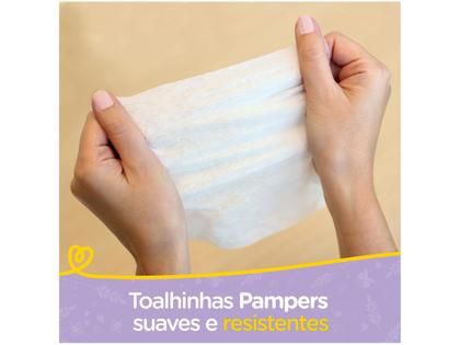 Imagem de Kit Lenço Umedecido Pampers Aroma de Lavanda
