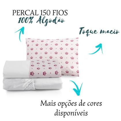 Imagem de Kit Lençol Cama Box Solteiro 3 Peças algodão Cores Moderno