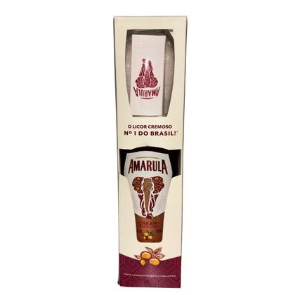 Imagem de Kit licor amarula tradicional 750ml com copo dubai