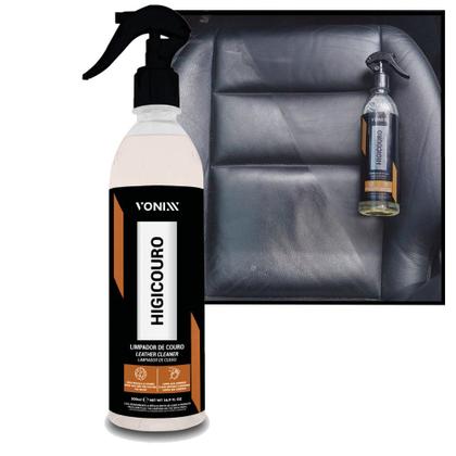 Imagem de Kit Limpa Couro Higicouro + Hidrantante de Couro Hidracouro Vonixx