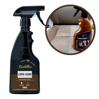 Imagem de Kit limpa couro + tratamento de couro cadillac - limpa e hidrata o seu couro