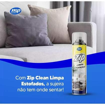 Imagem de KIT Limpa Estofados Spray Zip Clean 300ml/251g C/2 ou 3 Unid