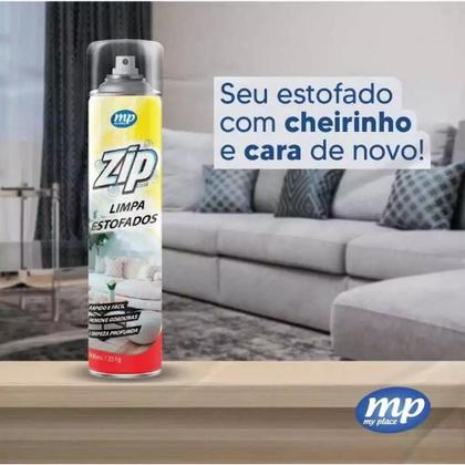 Imagem de KIT Limpa Estofados Spray Zip Clean 300ml/251g C/2 ou 3 Unid