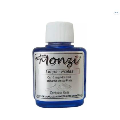 Imagem de Kit Limpa Joias - Monzi limpa prata, limpa chapeado, limpa ouro de 35 ml cada.