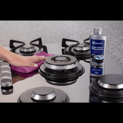 Imagem de Kit Limpa Vidro e Vitrocerâmico de Indução Electrolux Remove Manchas e Gorduras 2 unidades