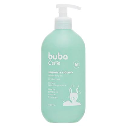 Imagem de Kit Limpeza Cabelo Corpo Bebê Shampoo Condicionador Sabonete Líquido 400ml Sem Lágrimas Buba Care