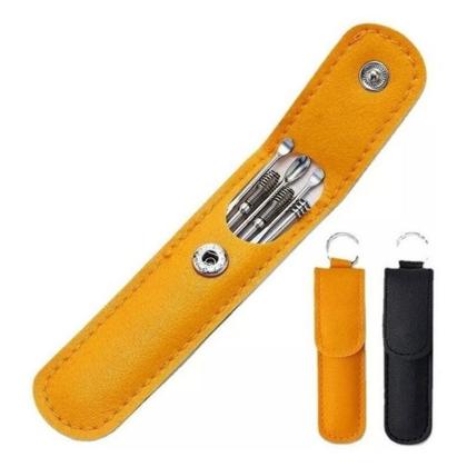 Imagem de Kit Limpeza de Cera de Ouvido Removedor de Cera de Ouvido 6 Peças Com Estojo