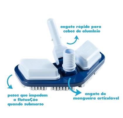 Imagem de Kit Limpeza de Piscinas NETPOOL Aspirador Peneira Escova