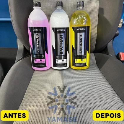 Imagem de Kit Limpeza De Tecidos Estofados Extractus Bactran Concentrado Vonixx