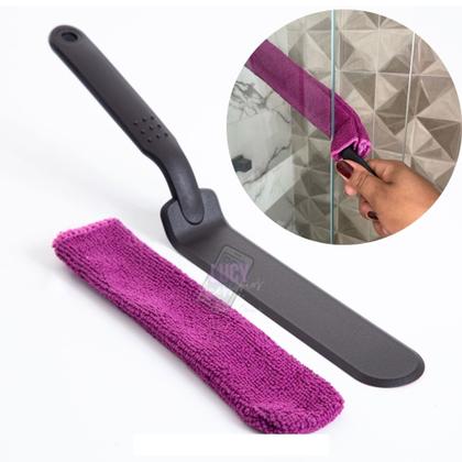 Imagem de Kit Limpeza de Vãos Ákora Limpa Box e Blindex Limpador De Transpasse Vidro Limpo Por Inteiro