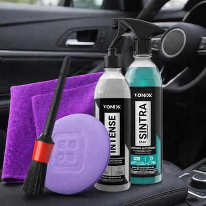Imagem de Kit Limpeza Interna Automotiva Sintra Fast + Intense Vonixx
