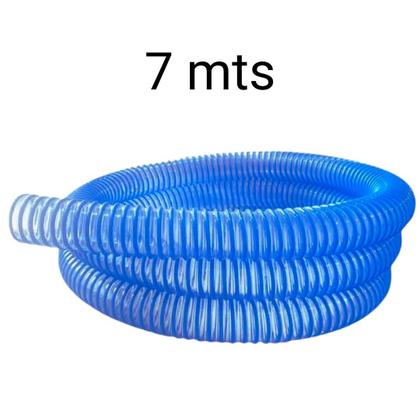 Imagem de Kit Limpeza Para Piscinas Mangueira Siliconada 7Mt Cabo 2 Mt