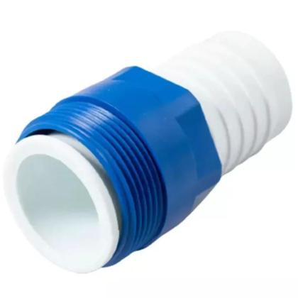 Imagem de Kit Limpeza Piscina Aspirador Mangueira Clorador Mangueira Flutuante Adaptador Ponteira Escova Curva