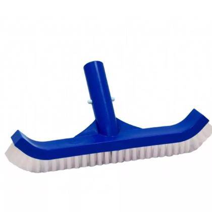 Imagem de Kit Limpeza Piscina Aspirador Mangueira Clorador Mangueira Flutuante Adaptador Ponteira Escova Curva