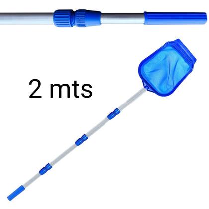 Imagem de Kit Limpeza Piscina Mangueira Silicone 5Mt Cabo 2Mt Clorador