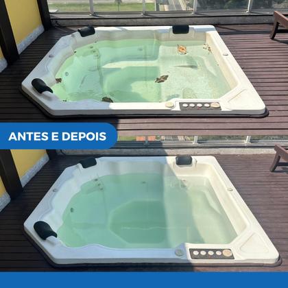 Imagem de Kit Limpeza Premium Ideal P/Manutenção Spa, Ofurôs E Jacuzzi