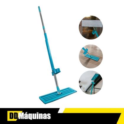 Imagem de Kit limpeza Rodo Mop Esfregão Spray com Rodo Triangular e Mop Mágico Inteligente Fasterr