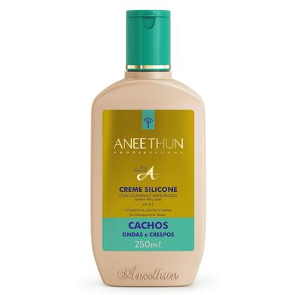 Imagem de Kit Linha A Aneethun com Creme de Silicone Cachos Hidratação