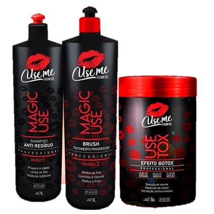 Imagem de Kit linha use me progressiva + botox e pós quimica - use me cosmetic