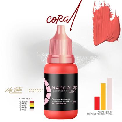 Imagem de Kit Lips Mag Color Gold 5ml - 2 Pigmentos para Micro Labial
