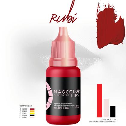 Imagem de Kit Lips Mag Color Gold 5ml - 3 Pigmentos para Micro Labial