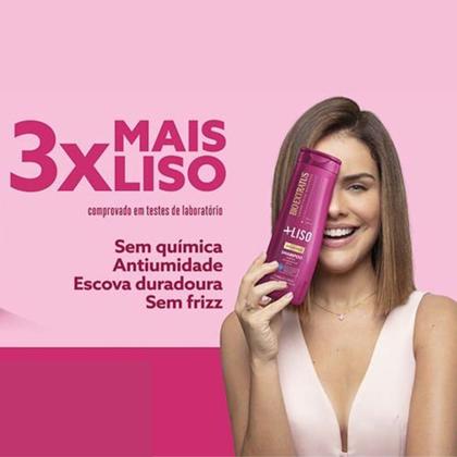 Imagem de Kit +Liso Cabelos Sem Frizz Sh+Cond+Spray - Bio Extratus