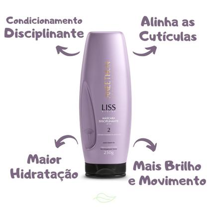 Imagem de Kit Liso Disciplinante Shampoo e Máscara Liss Aneethun