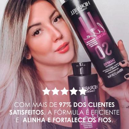 Imagem de Kit liso, leve e solto 800ml Hidrabell Cabelo sem Frizz com Ácido Hialurônico Efeito Liso Duradouro