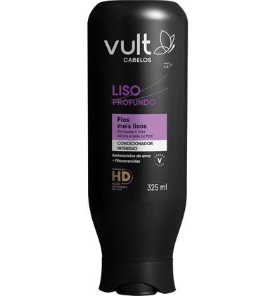 Imagem de Kit Liso Profundo Shampoo + Condicionador + Máscara + Creme Defrizante - Vult